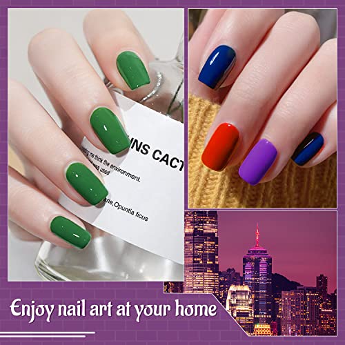 JODSONE Gel Nail Polish Kit 60 PC with UV Lamp - 55 Colors