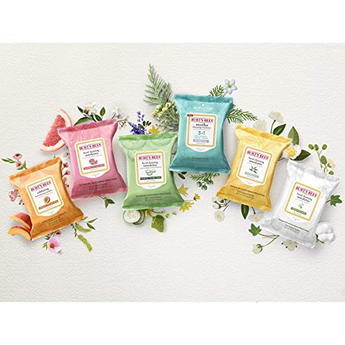 Burt's Bees Rose Water Facial Wipes - 30 Count Makeup Remover