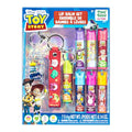 Townley Girl Toy Story 7 Pack Lip Balm with Keychain, Plant Based Lip Balm for Boys and Girls, Kids Chapstick