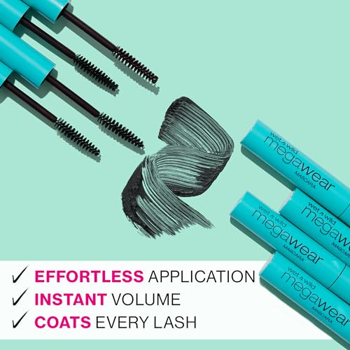 wet n wild Megawear Mascara Black - Volumizing Gel Formula