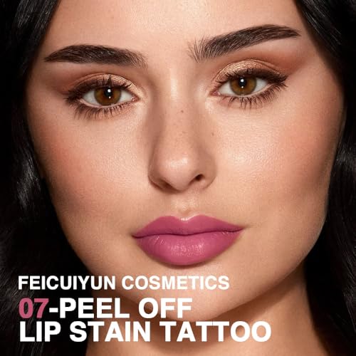 FeiCuiYun Peel Off Matte Lip Stain - Wine Red Long Lasting