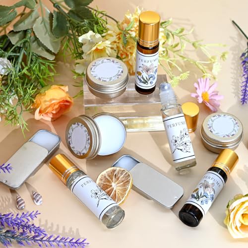 DIY Perfume Making Kit for Women & Men - Custom Solid & Roller Fragrances