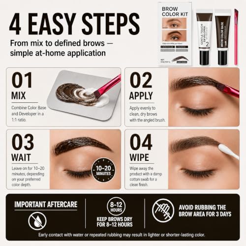 JARDIN 2-in-1 Brow Color Kit - Light Brown | 30g Value Set