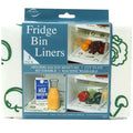 Absorbent Refrigerator Liners - 12x24 Inch Veggie Print, 3 Pack