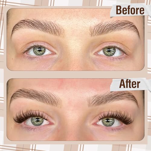 Mavphnee Brown Fairy Cluster Eyelash Extensions 10-18MM Natural Wispy Lashes