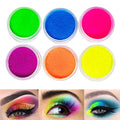 Neon UV Reactive Pigment Powder - 6 Colors Blacklight Makeup