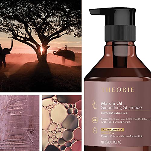 Theorie Marula Smoothing Shampoo - Frizz Control, 400ml