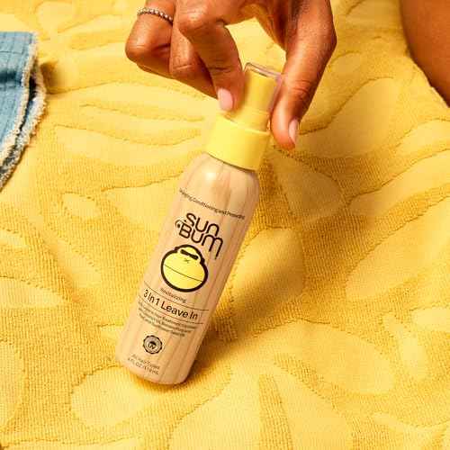 Sun Bum Sun Bum Revitalizing 3-in-1 Detangler Leave In Conditioner Vegan and Cruelty Free Detangling, Conditioning and Protecting Hair Spray 2 Pack