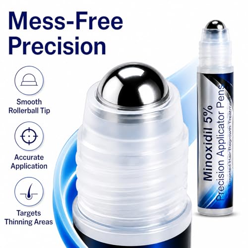 Minoxidil 5% Hair Regrowth Serum Pen - 6 Pack (180mL Total)