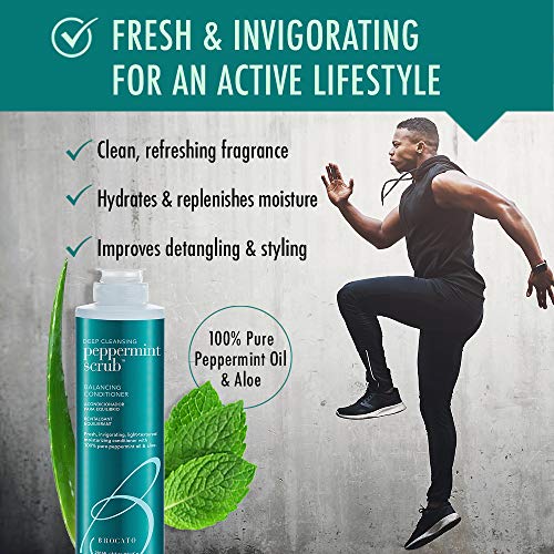Brocato Peppermint Scrub Balancing Conditioner 8.5oz