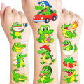 96-Piece Alligator Temporary Tattoos for Kids | Waterproof Party Favors