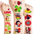 96 Cute Ladybug Temporary Tattoos for Kids