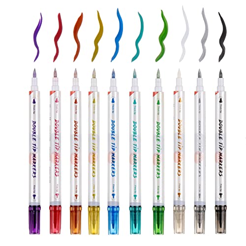 HAWINK Temporary Tattoo Markers & 56 Stencils Kit