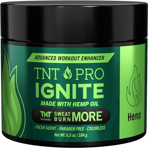 TNT Pro Ignite Pre-Workout Cream, Hot Sweat Cream,Sweat Firming Cream, Tightening Cream is Helpful as a Hot Cream, Sweat Gel