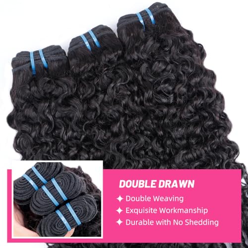 Burmese Curly Hair Bundles 16 Inch 3-Pack 12A Virgin Human Hair