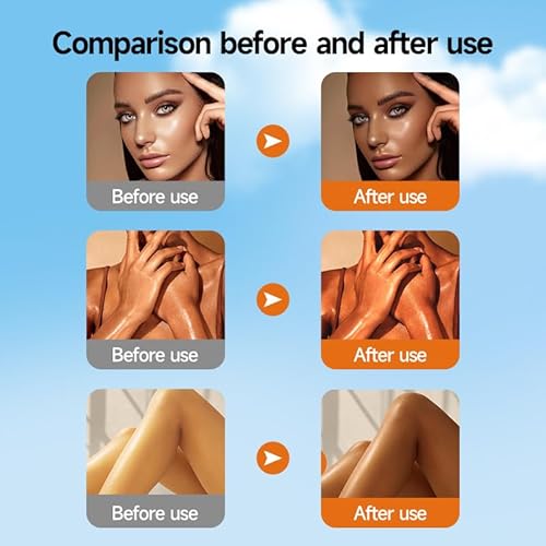 ESTB self tanning | self tanning lotion | Get The Darkest Tan Possible Bundle - Best Dark Self Tanning Mousse w Mitt Applicator, 1 Hour Sunless Tanner, No Fake Tan Smell, Vegan, 6.7 Fl Oz