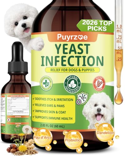 Puyrzoe Natural Yeast Infection Treatment for Dogs - 60ml