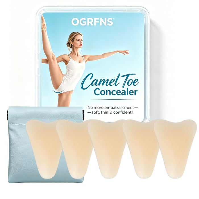 5-Pack Camel Toe Concealer Pads – Reusable Silicone Insert