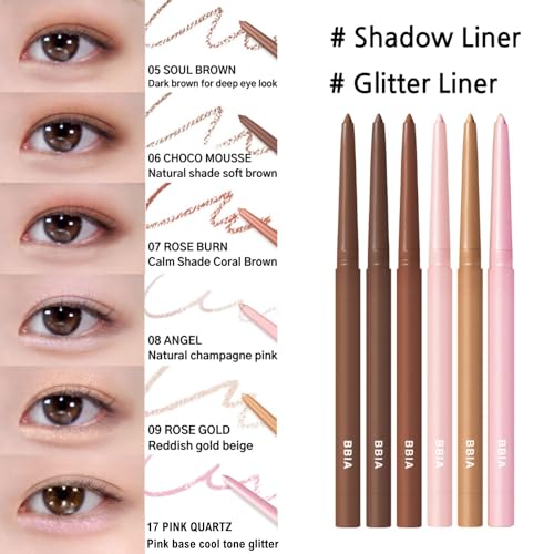 BBIA Last Auto Gel Eyeliner 17 Colors - Waterproof Pencil Makeup