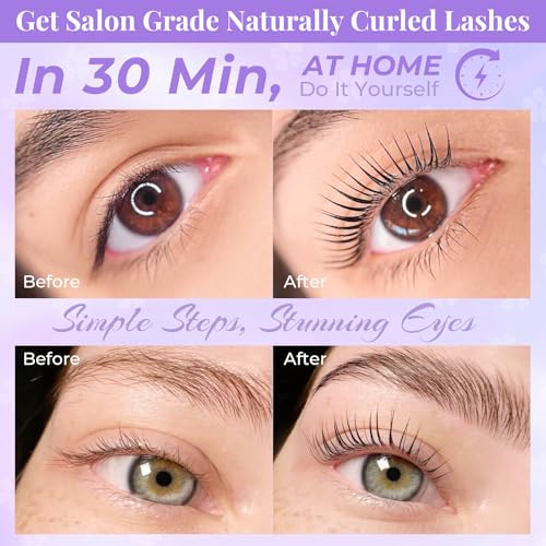 PERMANIA Lash Lift Kit - DIY Eyelash Perm with Open Eyes