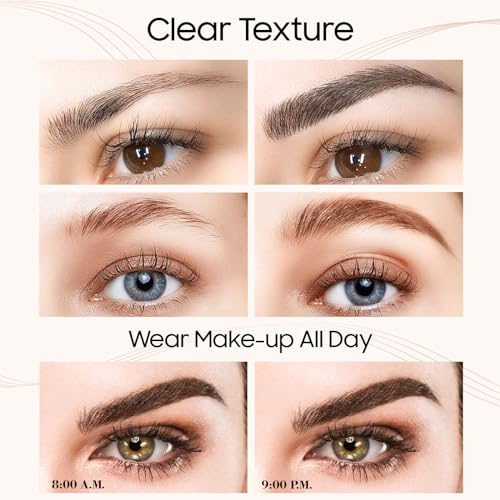 Microblading Eyebrow Pen 4-Fork Tip Waterproof Dark Brown 2PC