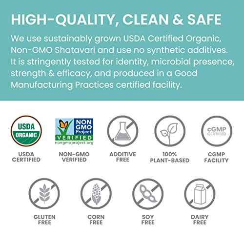 Himalaya Organic Shatavari for PMS, Menstrual Cramp Relief, Menopause Support, and Women's Health, 1,300 mg, 60 Caplets, 2 Month Supply, 2 Pack