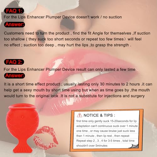 Fish-Shaped Lip Plumper | Silicone Lip Enhancer for Fuller Lips