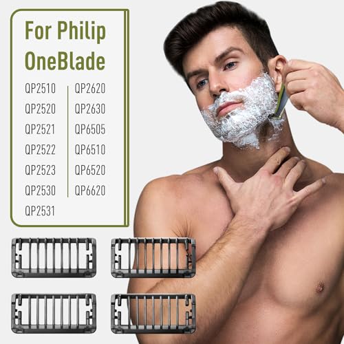 Norelco O blade Shaver Guide Combs Fits for Hair Guards 0.5/1/1.5/2/2.5/3/3.5/4//4.5/5/7/9 MM 17 Pcs for QP2520 QP2530 QP2630 QP2620 QP2521 QP2522 QP6510