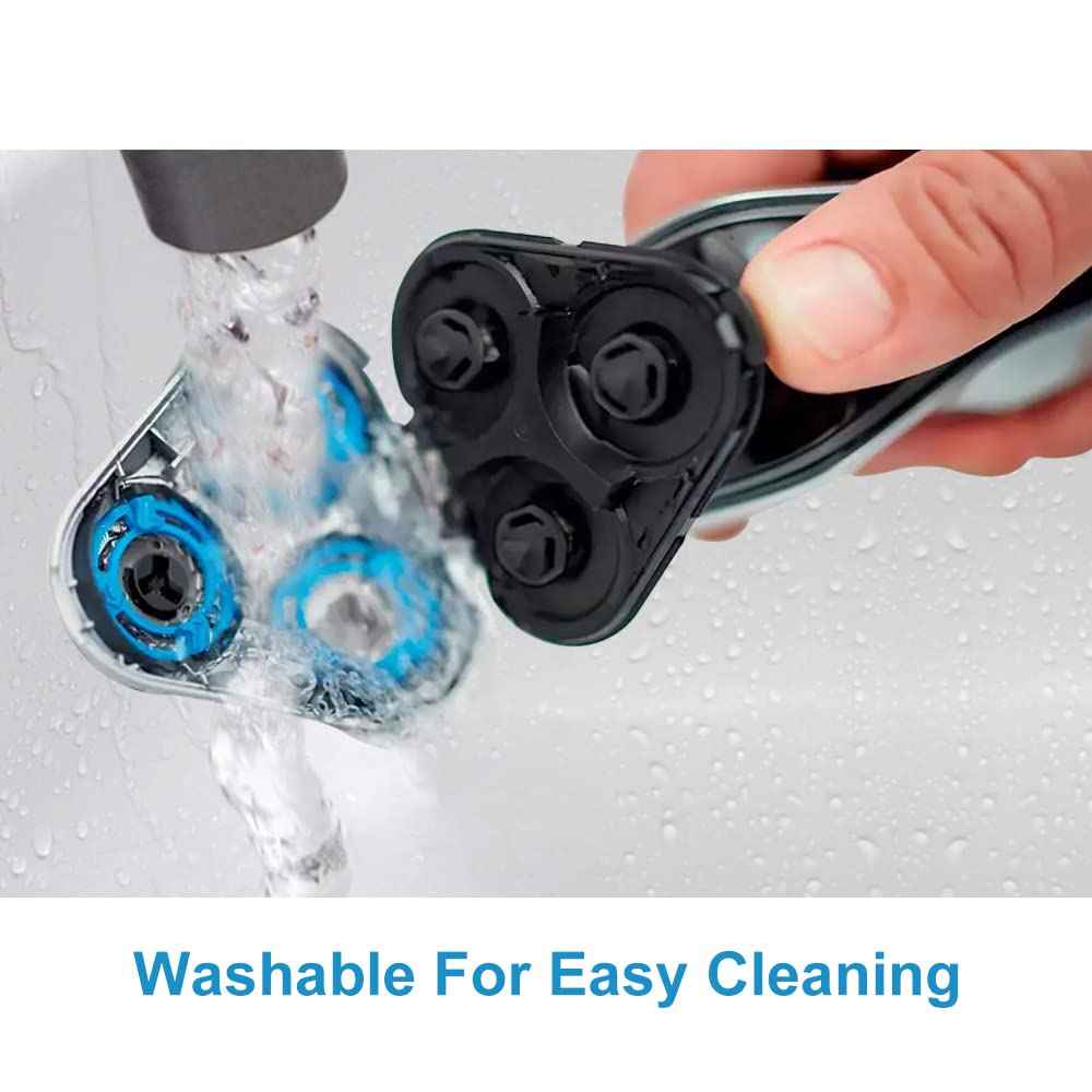 SH50 Replacement Heads for Philips Norelco 5000 Series (S5xxx, AT7xx, AT8xx, PT7xx, PT8xx) - Electric Shaver Blades & Cutters Compatible with Series 5000, AquaTouch, PowerTouch Shavers 6-Pack