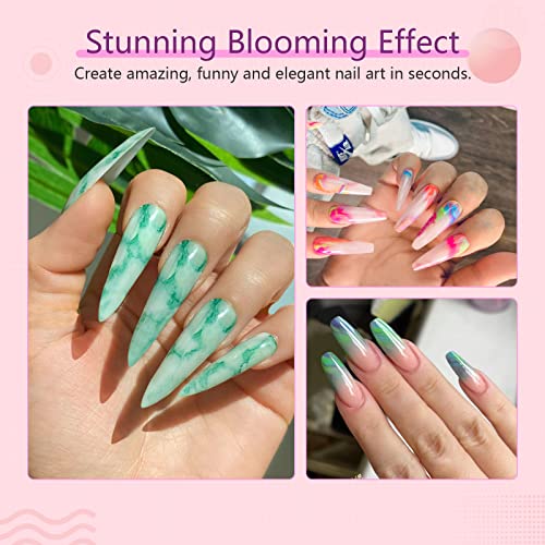 SAVILAND HEMA-Free Blooming Gel Clear Nail Polish for Nail Art
