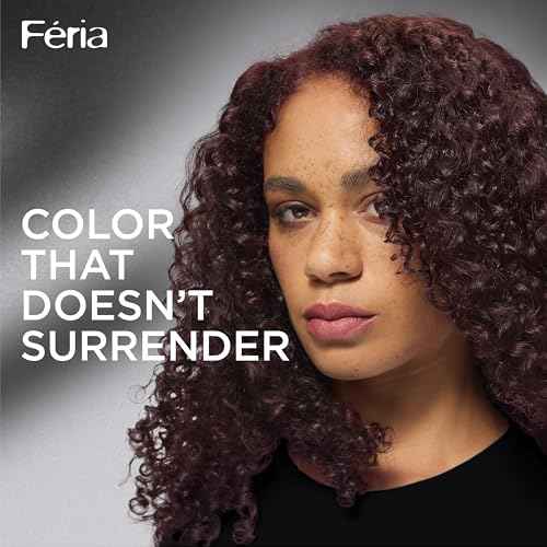L¡¯Oreal Paris Feria Multi-Faceted Shimmering Permanent Hair Color, High Intensity Hair Dye for 3X Highlights, 26 Black Cherry (Deepest Magenta), 1 Hair Dye Kit