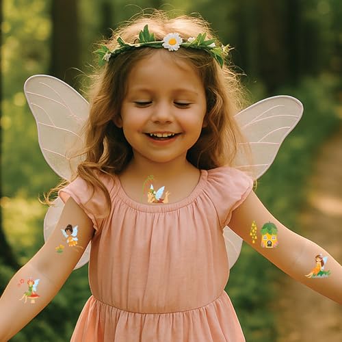 Fairy Temporary Tattoos 48-Pack – USA Made – Skin-Safe