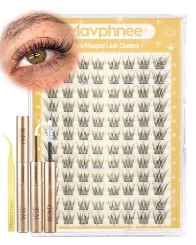Natural Lash Clusters Kit 8-12MM Cat Eye with Glue
