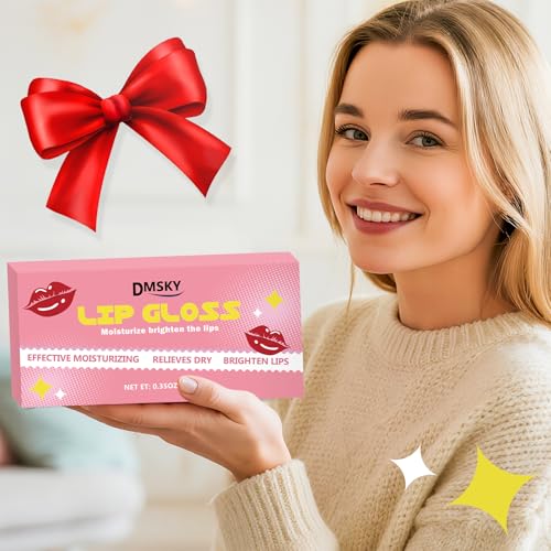 12 Color Lip Gloss Set with Vitamin E & Squalane