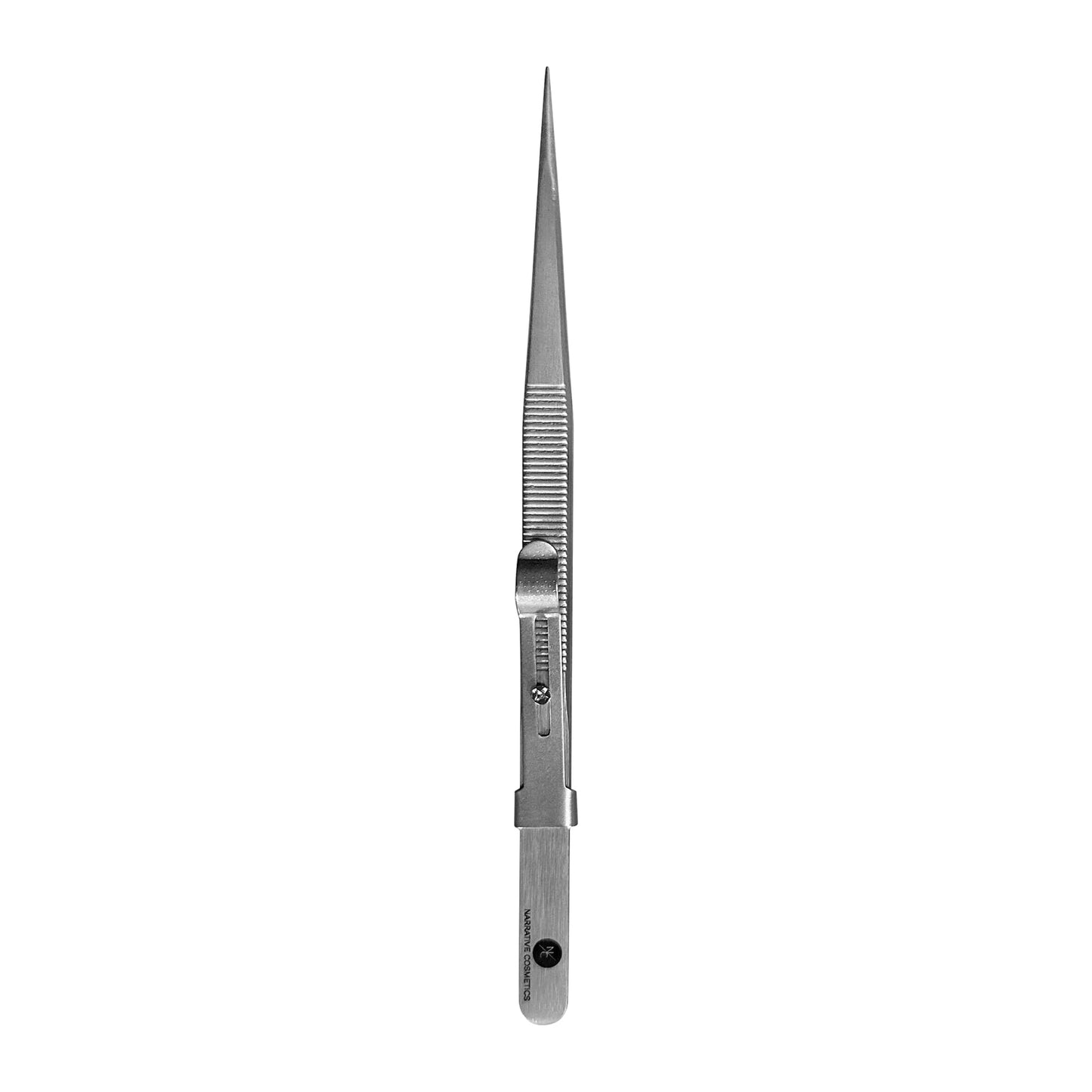 Stainless Steel Tweezers with Sliding Lock - Pointed Tips