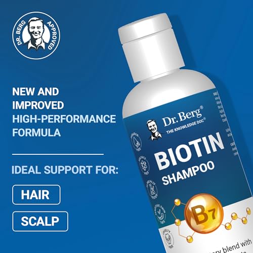 Dr. Berg Biotin Shampoo for Healthy Hair - 8 Fl oz, Sulfate-Free