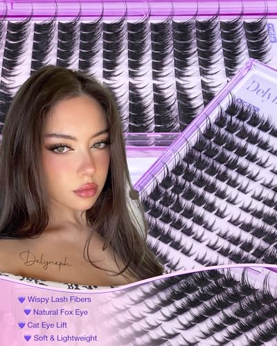 Fox Eye Lash Clusters - Wispy Eyelash Extensions by Delyneph