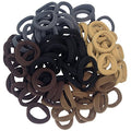 J-MEE Hair Ties for Thick Hair, 100 Pack Seamless Scrunchies