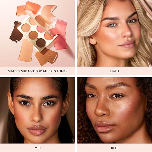 ICONIC LONDON Multi-Use Cream Blush Palette - Bronze & Highlight