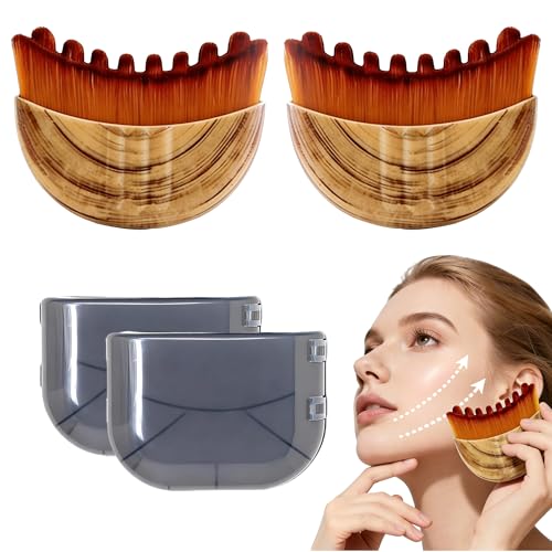 Lymphatic Face Brush 2-Pack - Facial Contouring & Drainage Massager