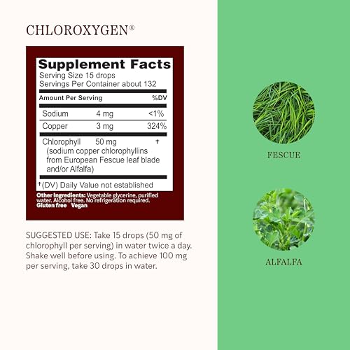 Herbs Etc. ChlorOxygen Chlorophyll Liquid Drops - 2 fl oz