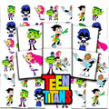 Teen Titans Tattoos Party Favors Bundle ~ 72 Perforated Individual 2" x 2" Teen Titans Temporary Tattoos for Kids Boys Girls | Teen Titans Party Supplies