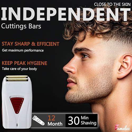for Andis Foil Shaver Replacement Foil TS1 17220 TS2 17200 Electric Razor, Hypoallergenic Gold Foil Shaver Blades Replaces 17155 17280 Pro Foil and Cutters Shavers (5 Pack)