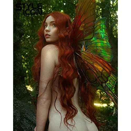 Style Icon 32¡± Long Wavy Wig Middle Part Synthetic Wigs Lace Front High Temperature Fiber Heat Resistant Wig (32 Inches, TTOL 99A/340C/145T)