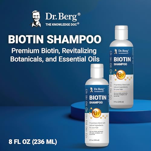 Dr. Berg Biotin Shampoo for Healthy Hair - 8 Fl oz, Sulfate-Free