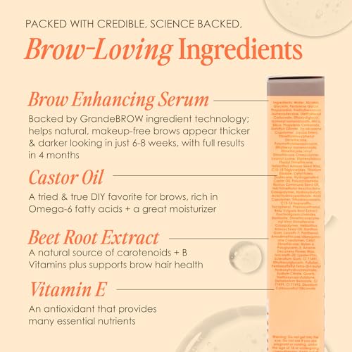 Grande Cosmetics GrandeBROW 2-in-1 Tinted Brow Gel + Serum