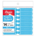 Blue Small Foam Hair Rollers 5/8 Inch for Heatless Curls, 14 Count