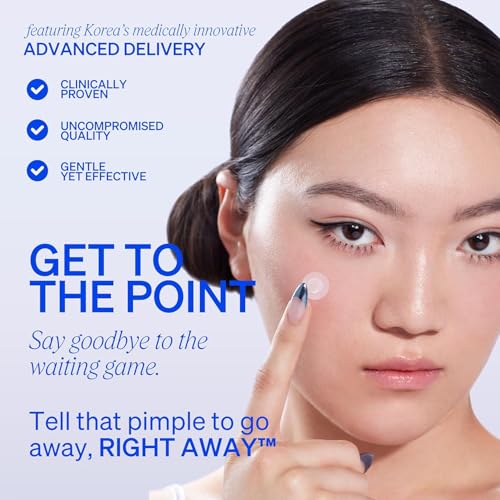 KNEMO Microtip Hydrocolloid Acne Pimple Patches - 8 Pack for Early Zits & Blemishes