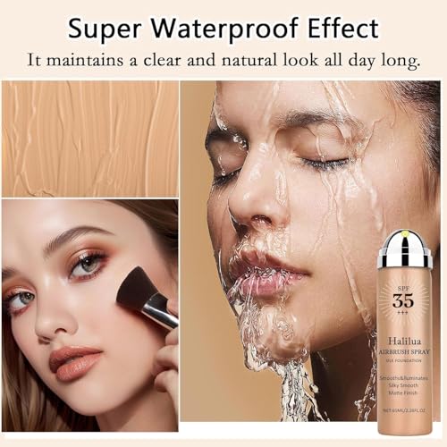Airbrush Foundation Spray SPF 35 - Full Coverage Makeup