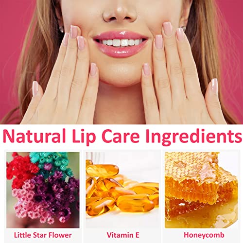 2 Pack Crystal Flower Jelly Lipstick,Magic Color Changing Lipstick,PH Clear Temperature Color Changing Lipgloss,Lip Balm,Long Lasting Nourishing Moisturizing Lip Stick Set(Set A)